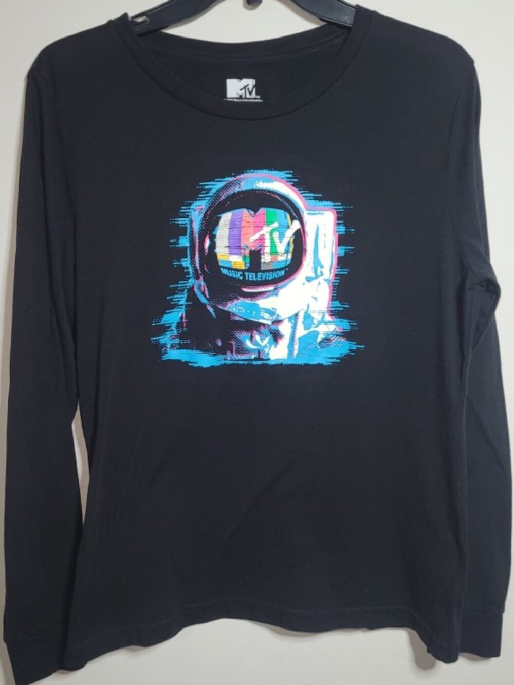 MTV Static Glitch Logo Moon Man